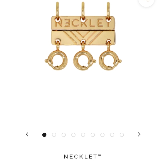 Necklet layering clasp - Picture 1 of 3